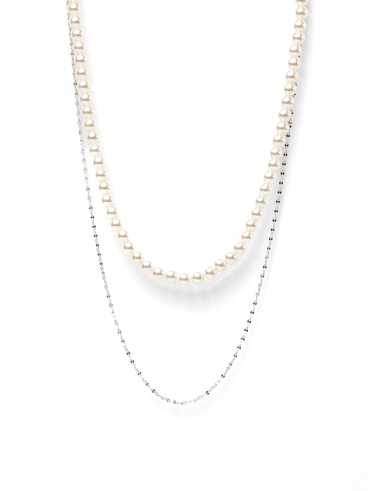 レイヤードパールネックレス