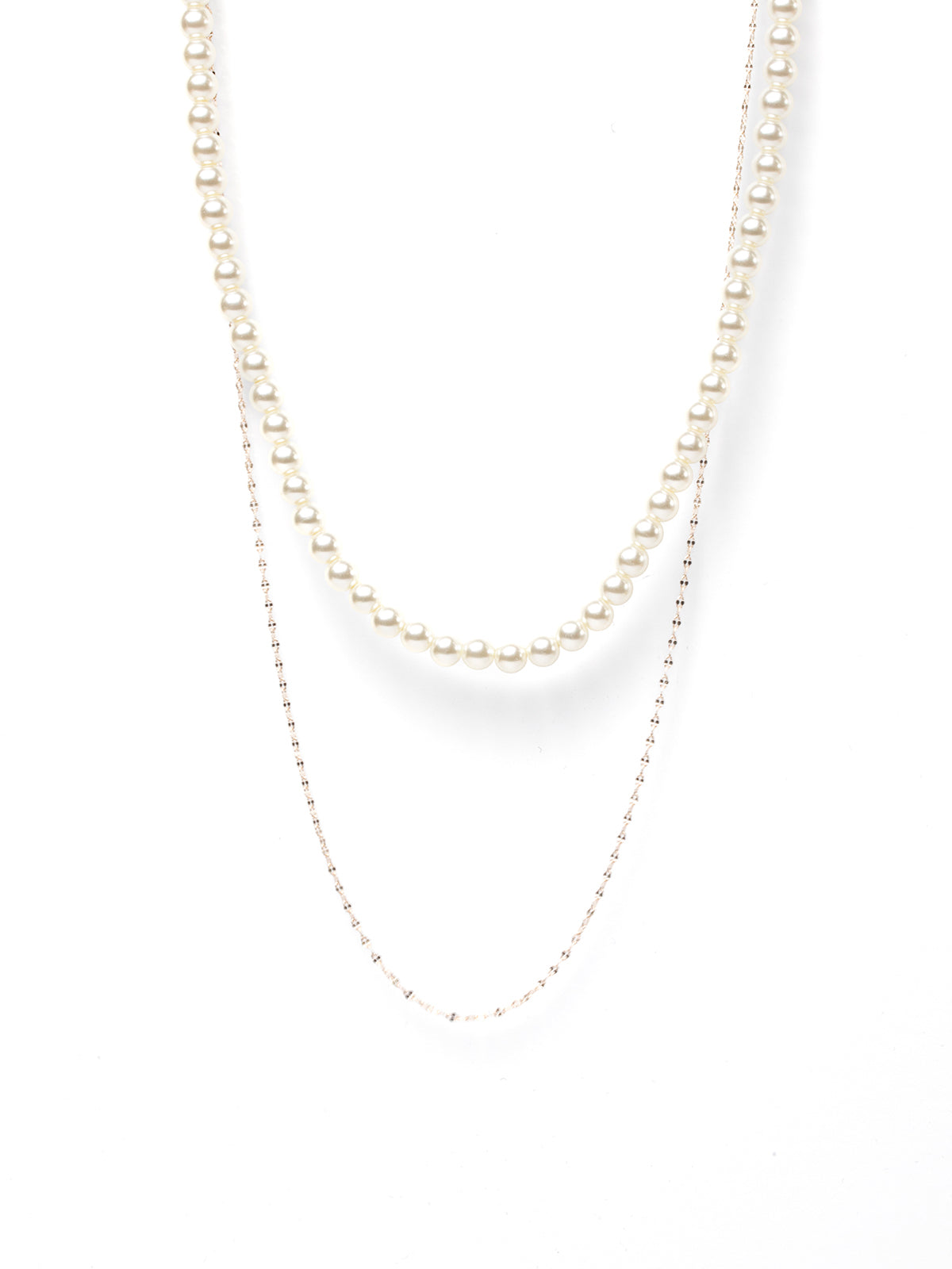 レイヤードパールネックレス