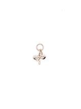 Shine Ribbon Charm - Rose Silver