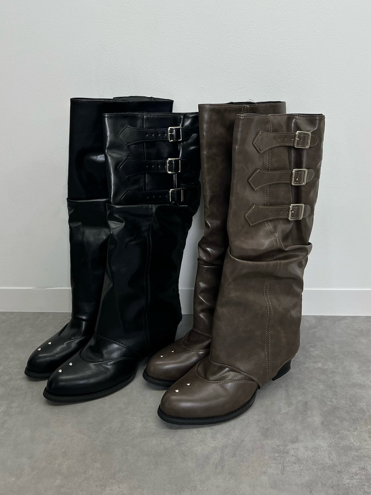 2WAYカバースタッズブーツ