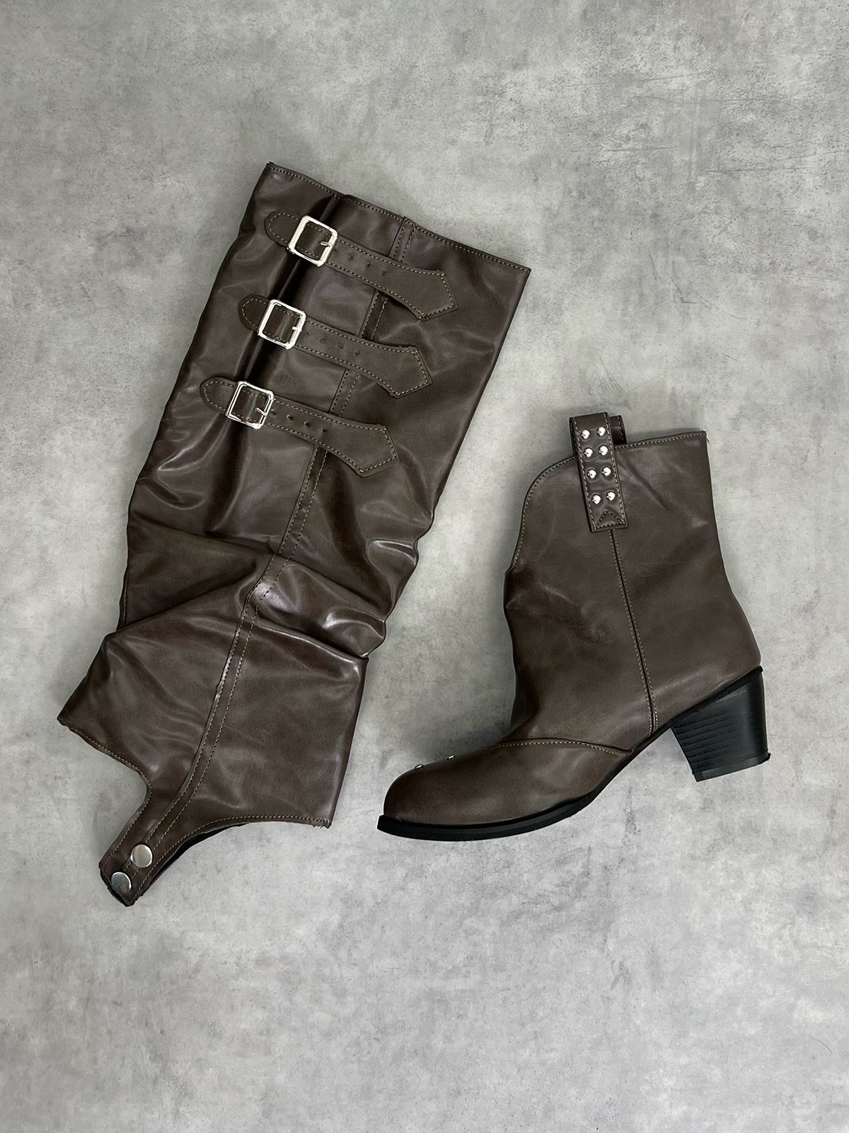 2WAYカバースタッズブーツ