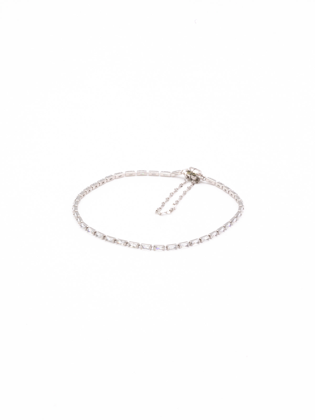 Square Cubic Tennis Bracelet