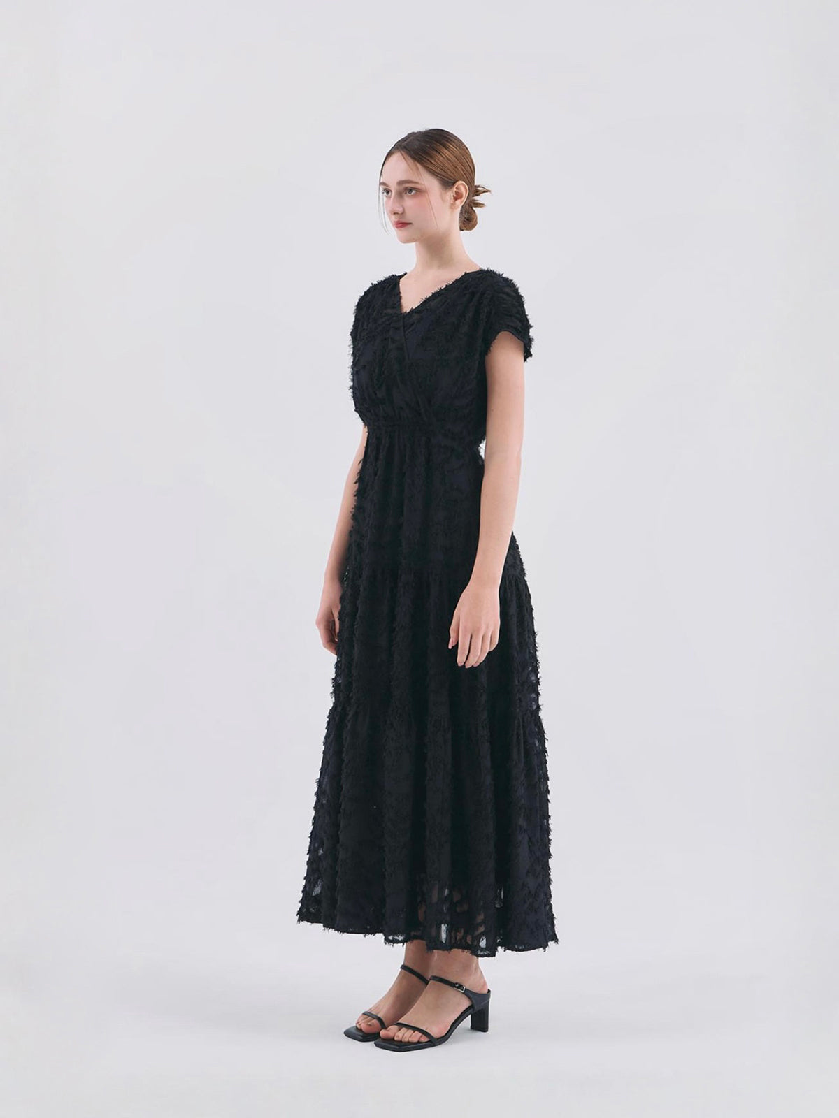 JACQUARD LACE DRESS