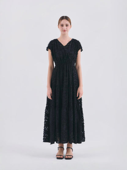 JACQUARD LACE DRESS