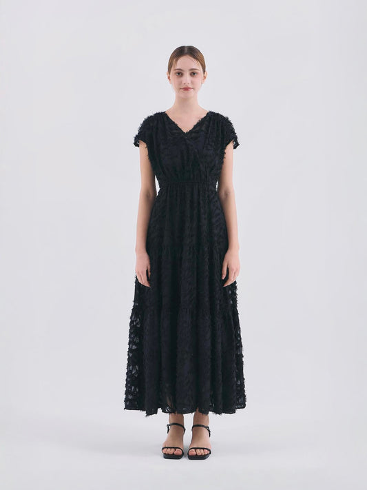 JACQUARD LACE DRESS