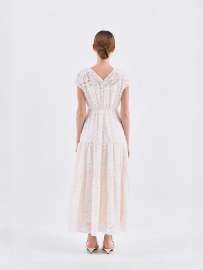 JACQUARD LACE DRESS