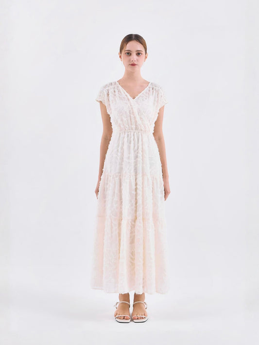 JACQUARD LACE DRESS