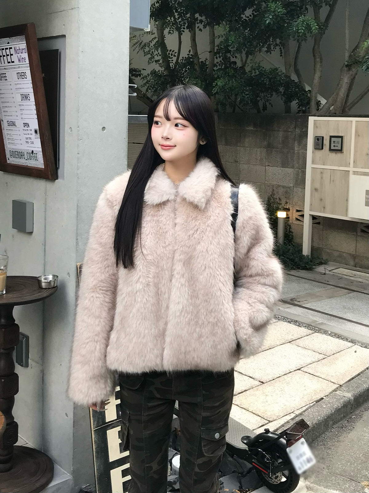 ボリュームファータッチカラーコート