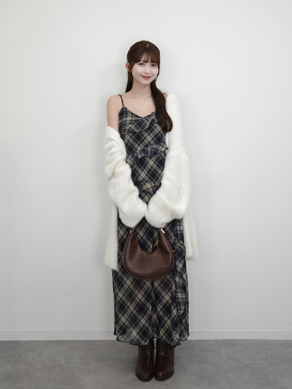 ファーライクカーディガン