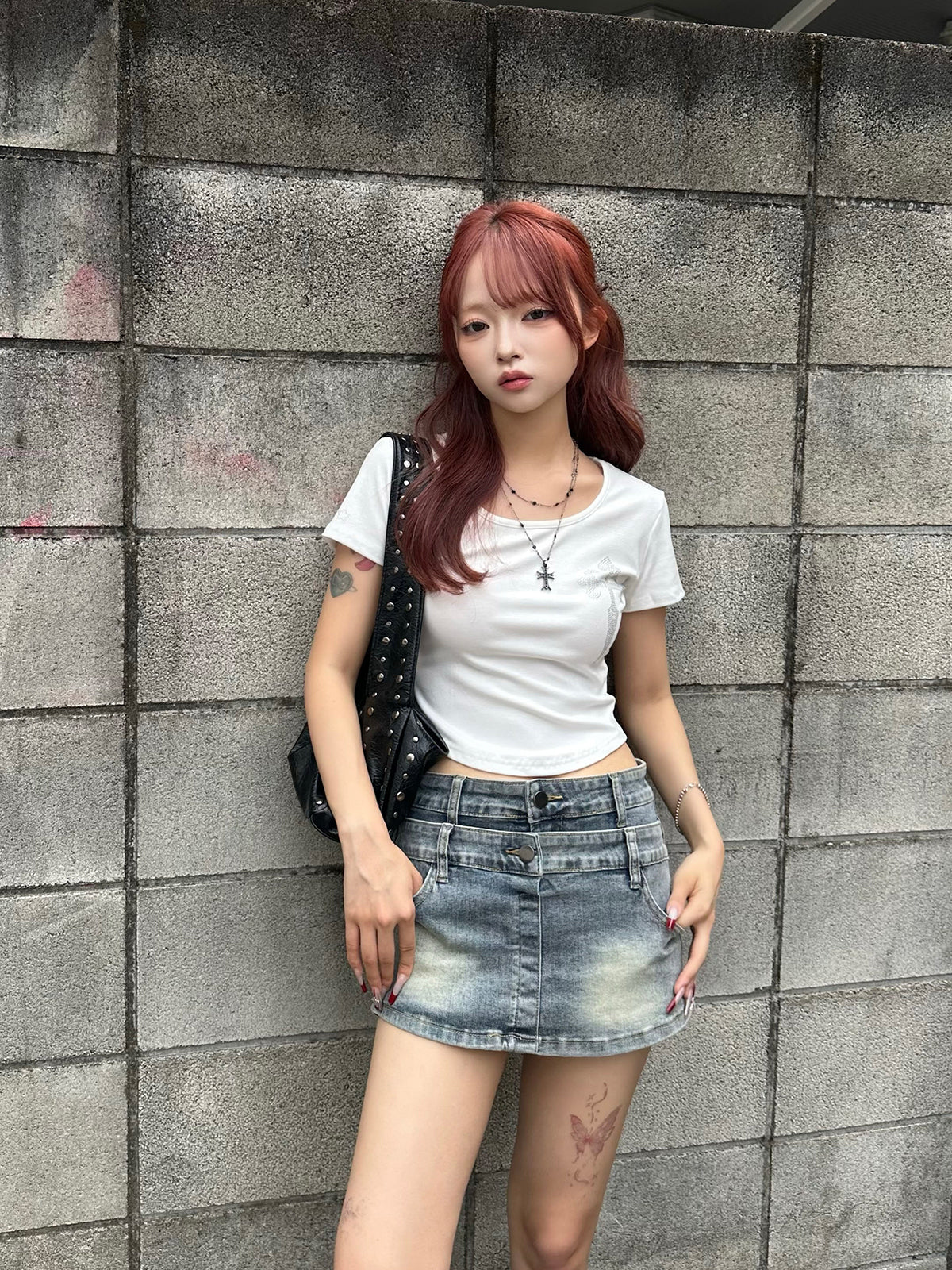 クロスミニTシャツ