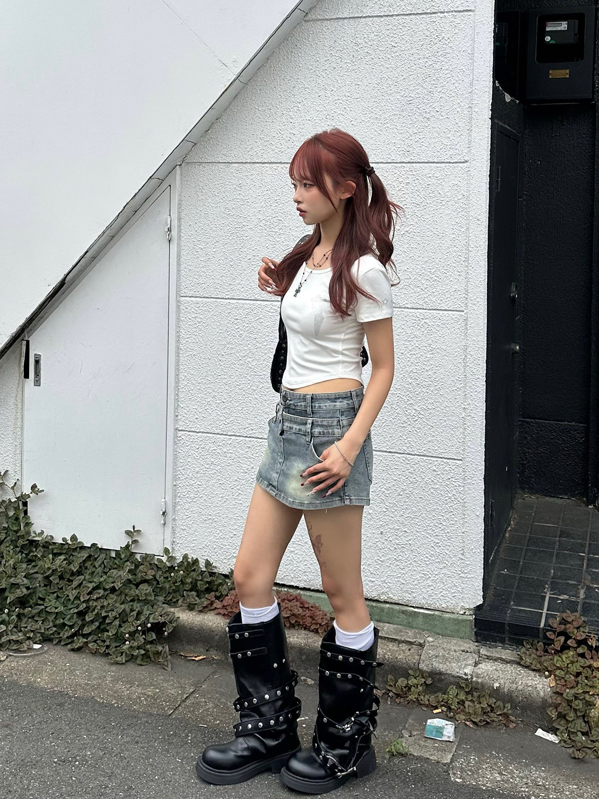 クロスミニTシャツ