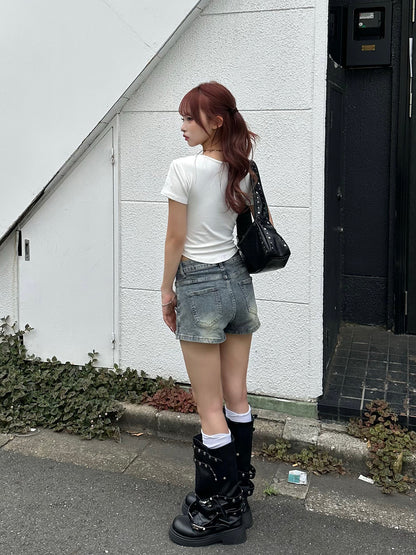 クロスミニTシャツ