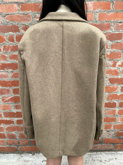 ウールライクジャケットコート