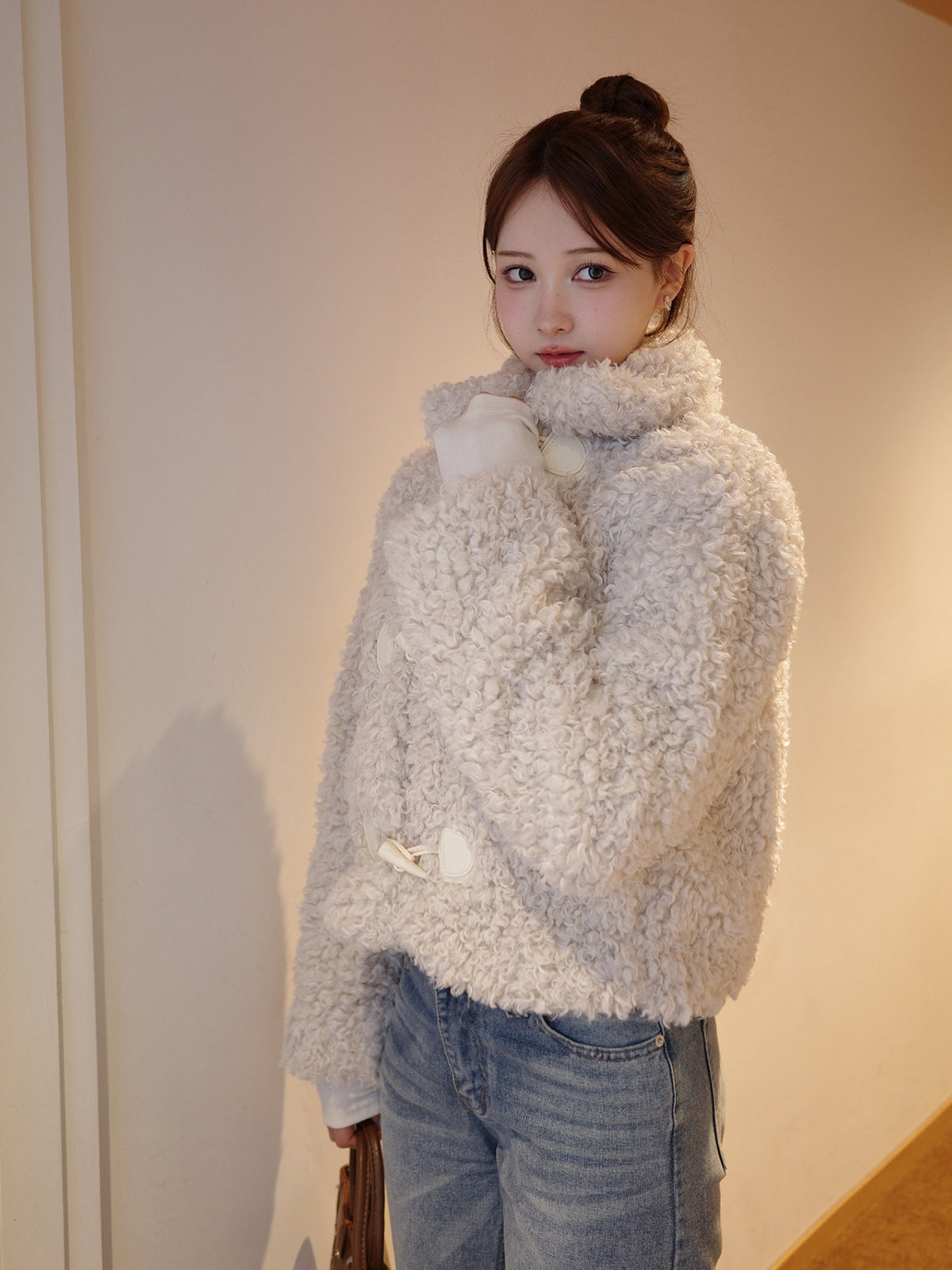 プードルファータッチダッフルコート