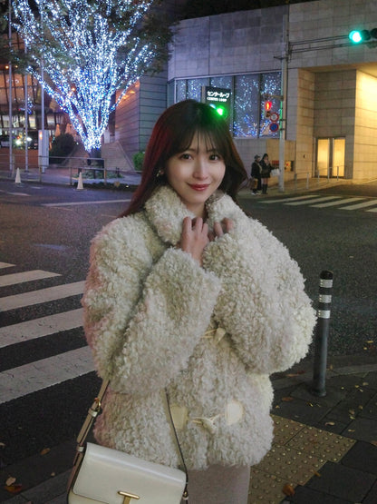 プードルファータッチダッフルコート