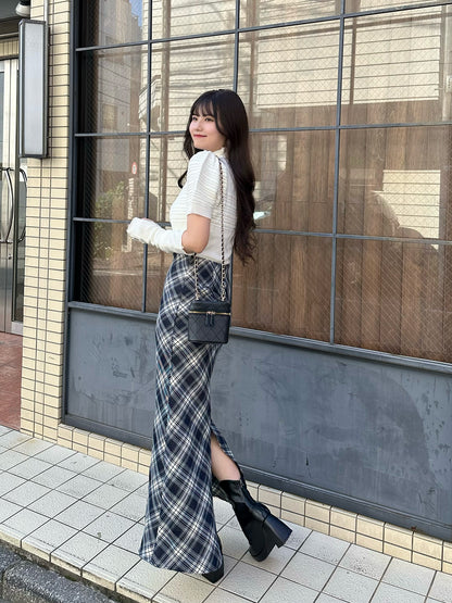 Puff sleeve arm warmer knit