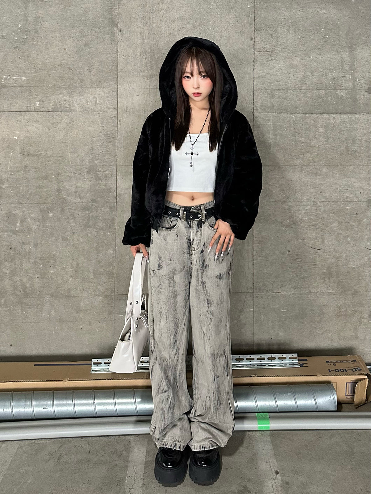 ファータッチフーディーブルゾン