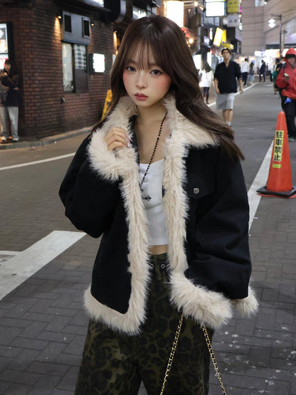 ファータッチミドルデニムジャケット