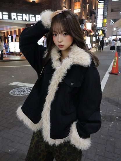 ファータッチミドルデニムジャケット