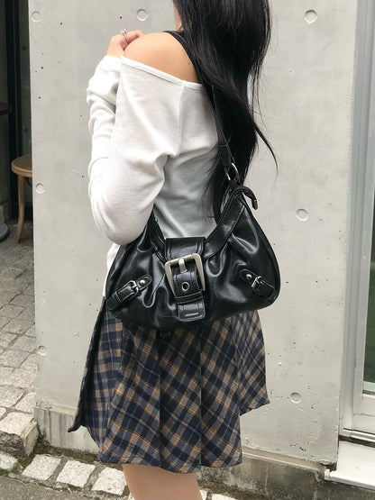 ヴィンテージバックルワンハンドルバッグ