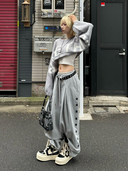 ビッグロゴショートニット