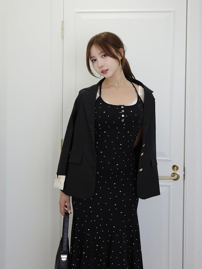 ドッキングリボンマーメイドワンピース