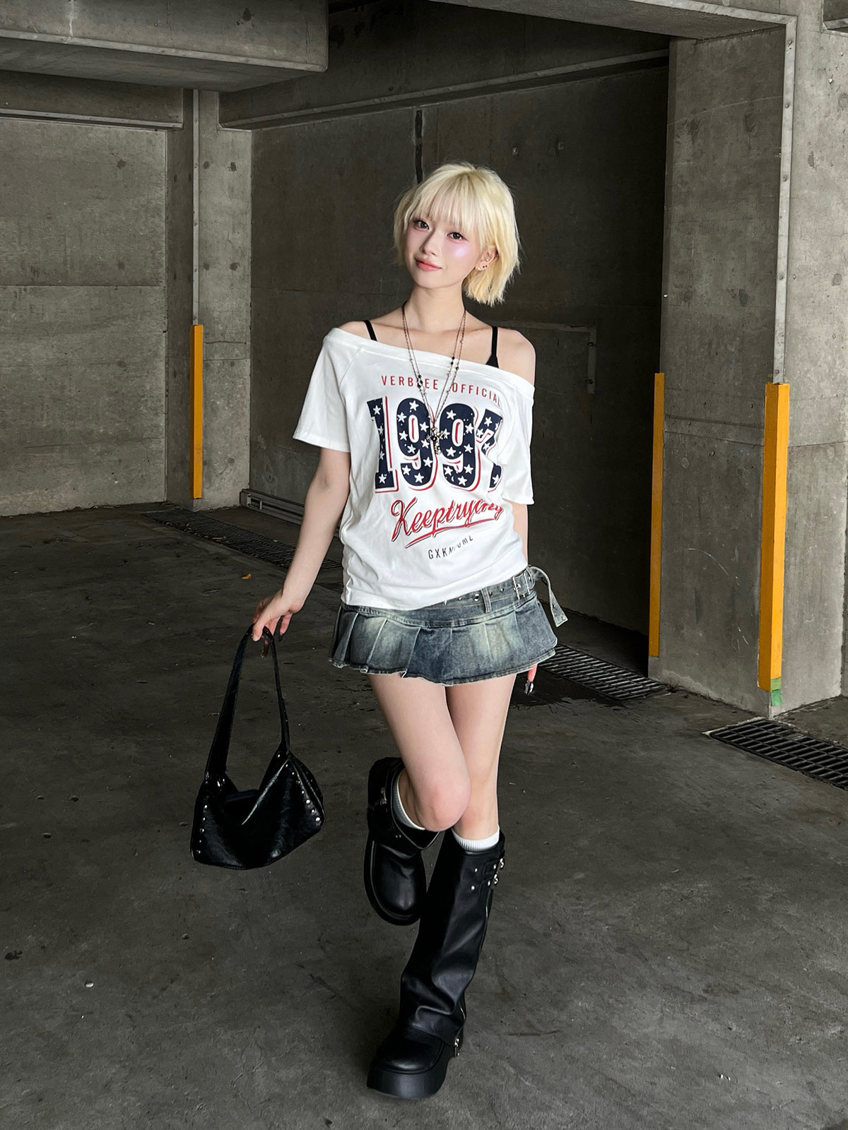 ワンショルスターナンバーTシャツ