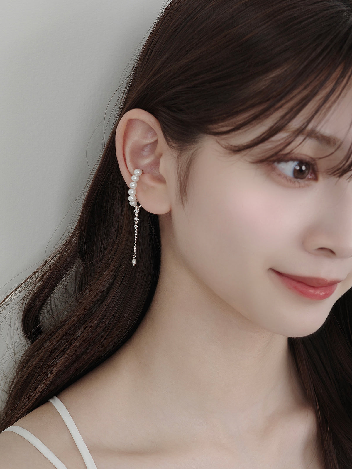 パールラインカーブイヤーカフ