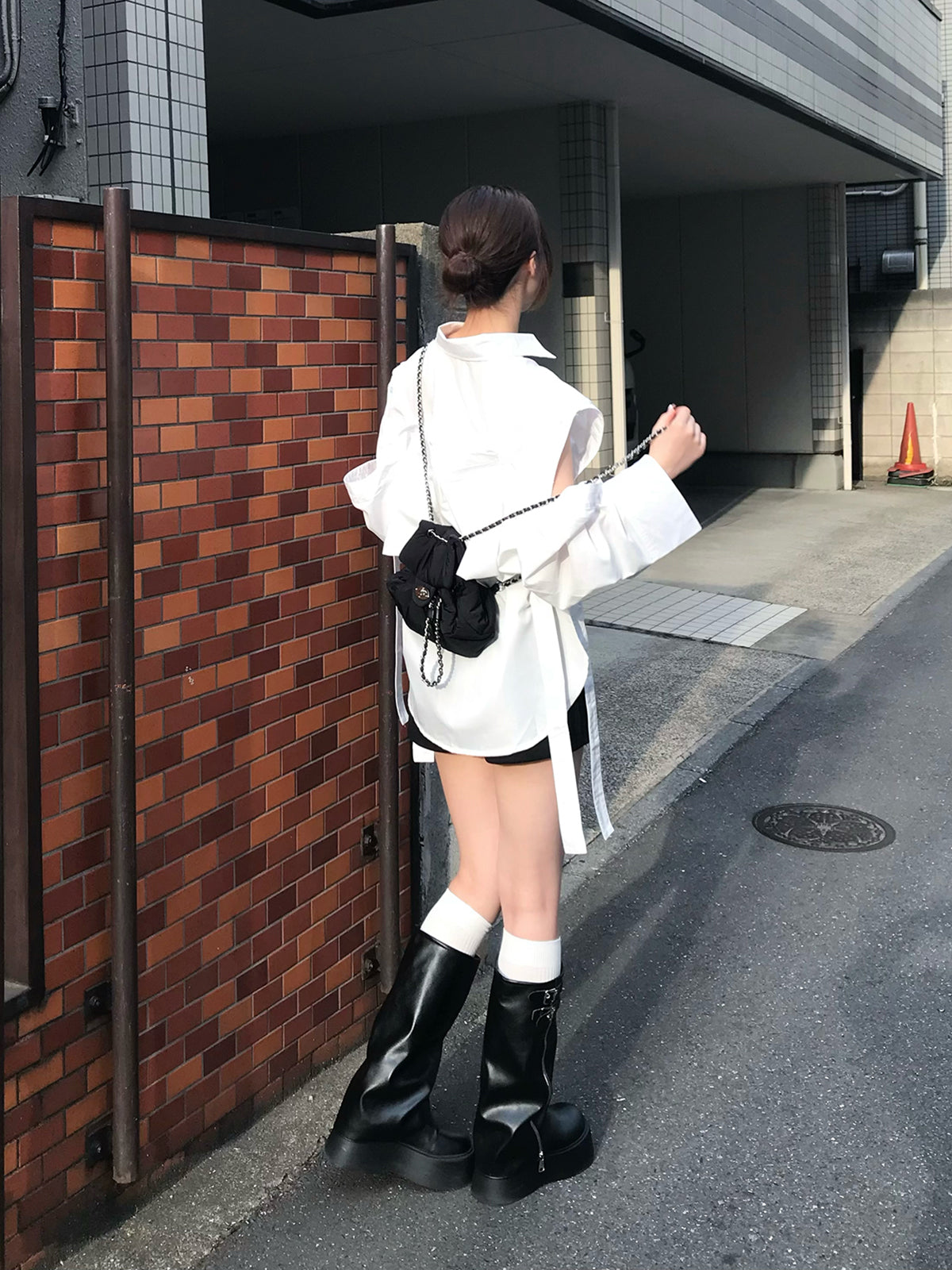 デザインオーバーシャツ