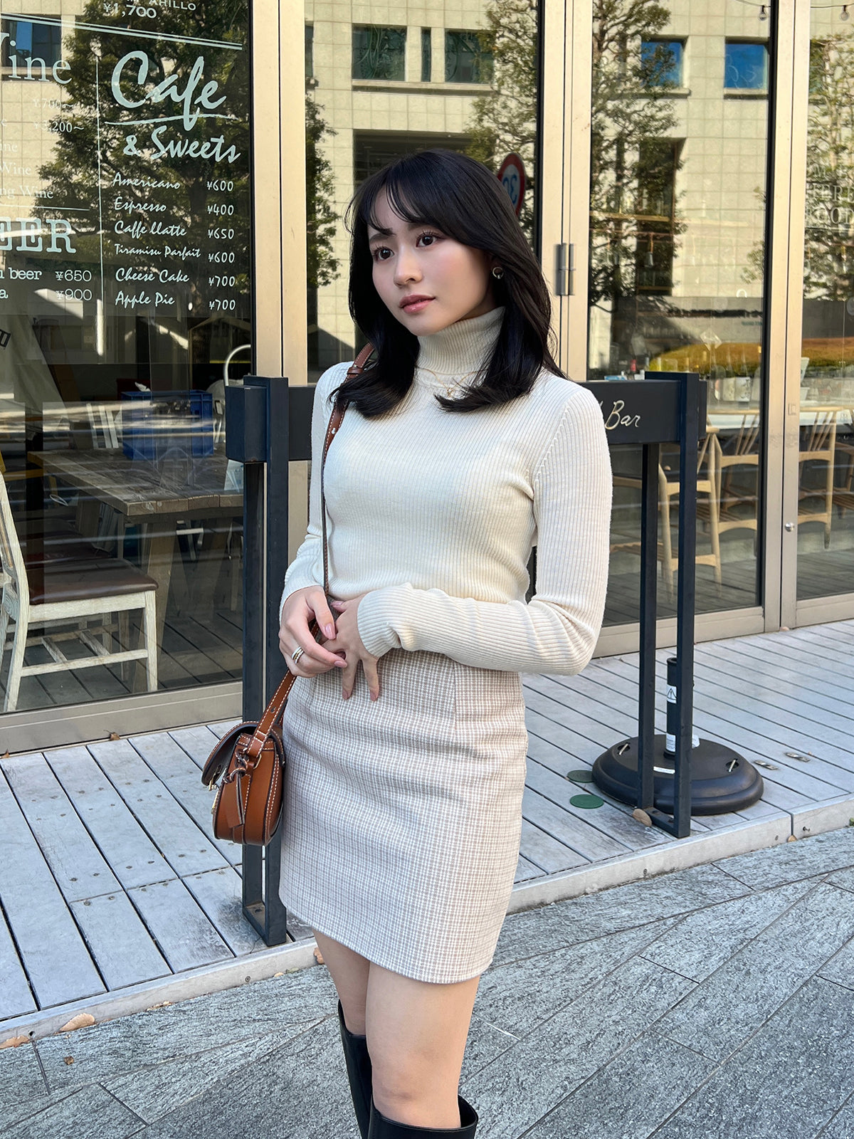 Retro Check Mini Skirt