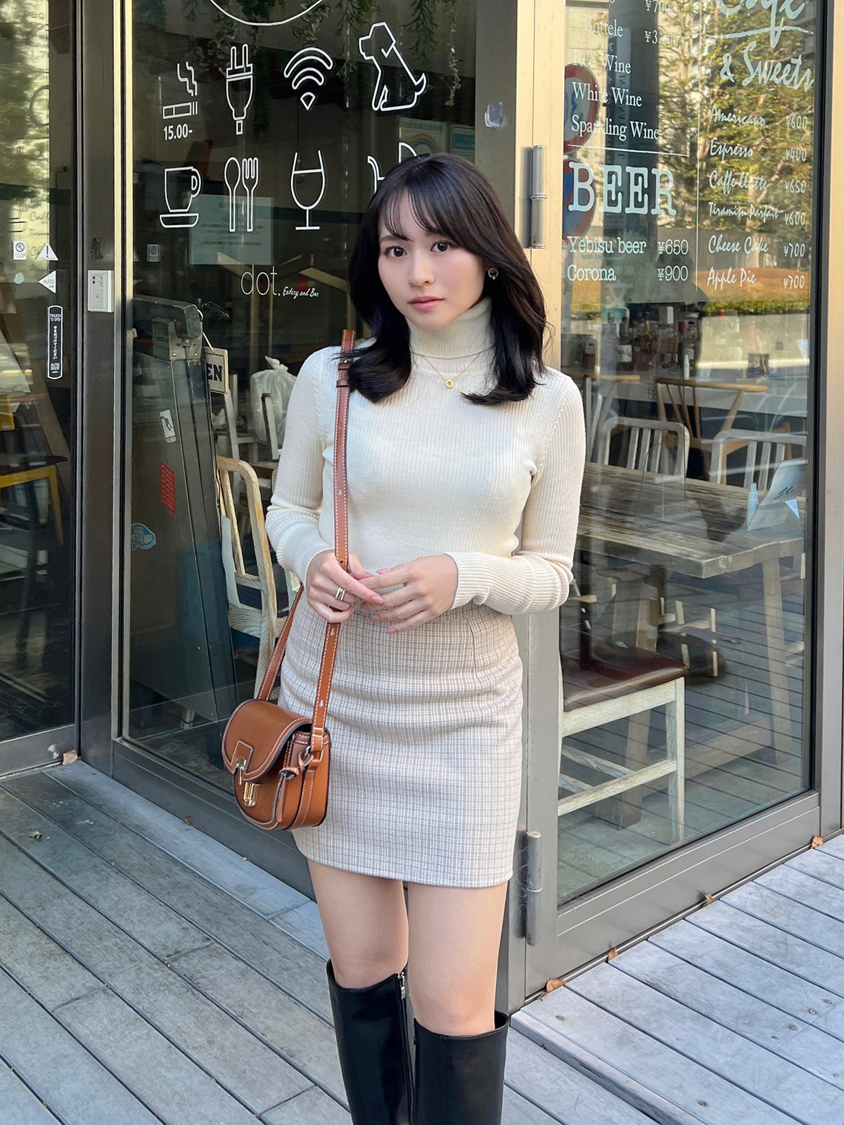 Retro Check Mini Skirt
