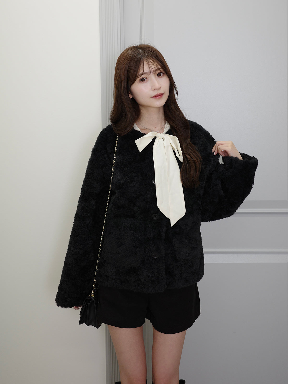 ソフトファータッチボタンコート