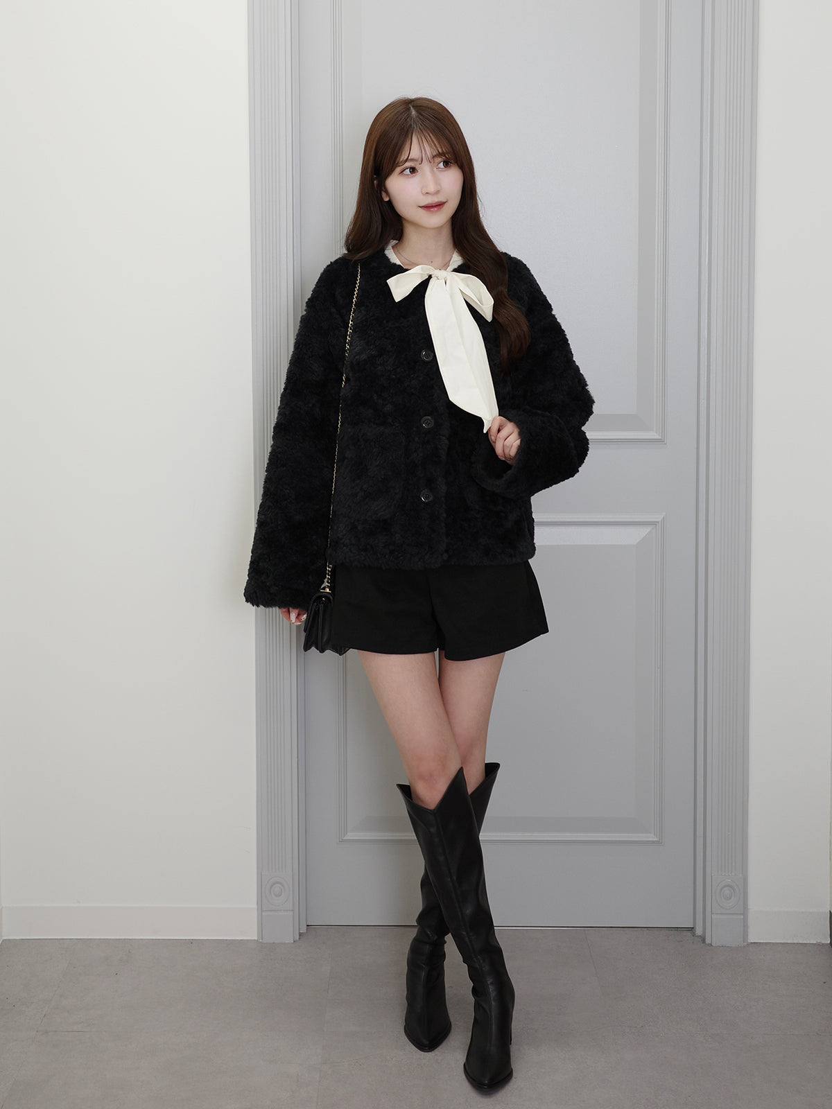 ソフトファータッチボタンコート