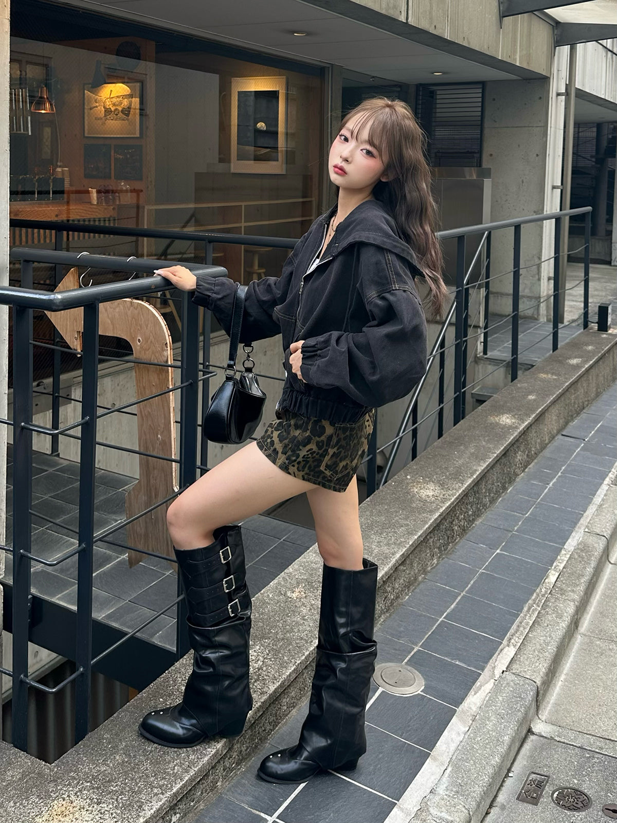 2WAYカバースタッズブーツ