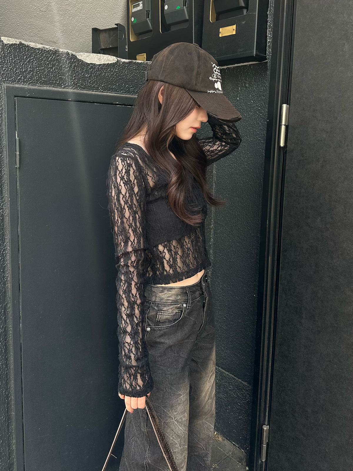 レースキャミカーディガンセット