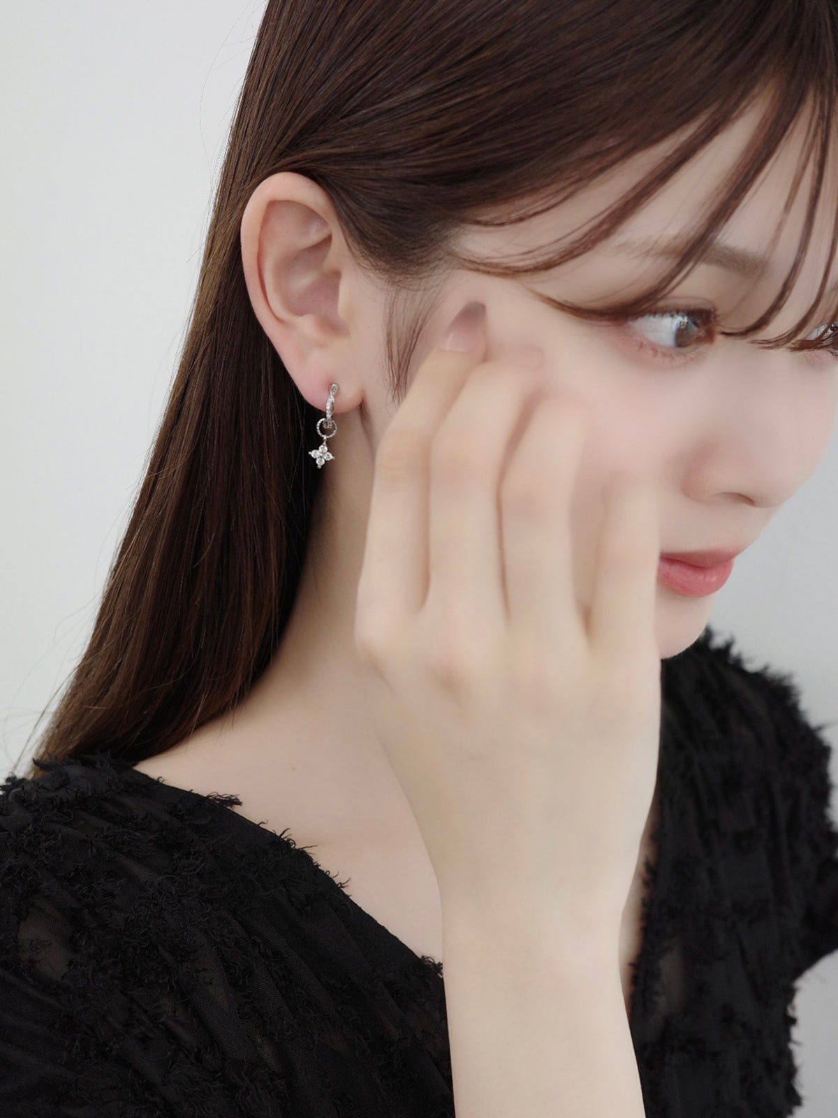 フラワーストーンチャーム