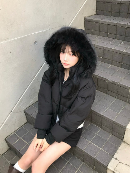 ダブルジップファータッチパデッドブルゾン