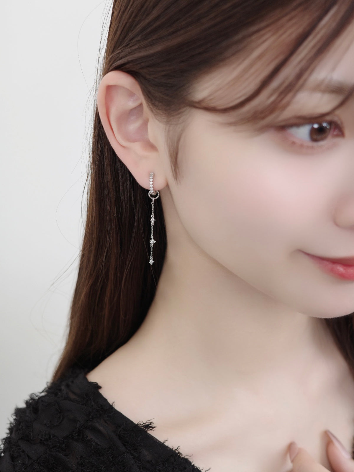 トリプルクリスタルチェーンチャーム