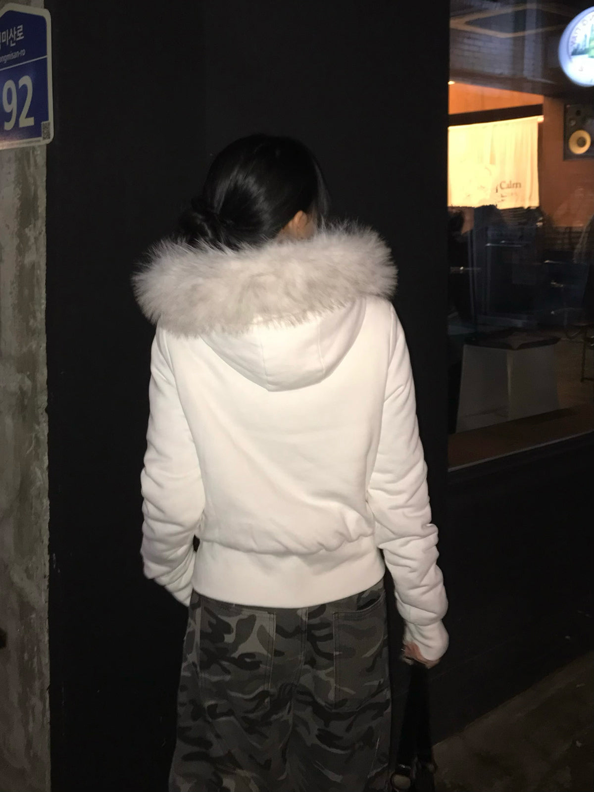 ファータッチフーディーライダースジャケット