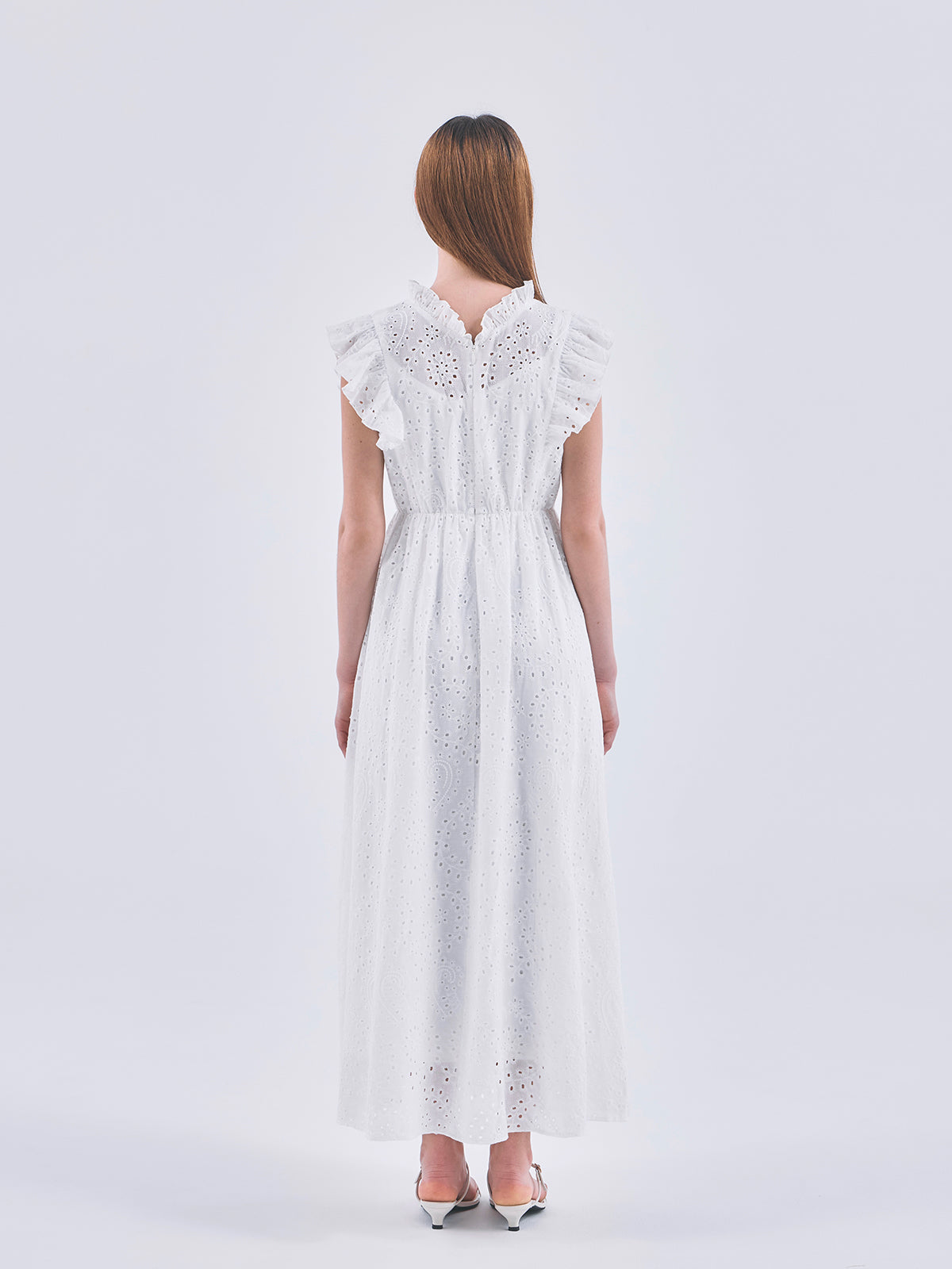 EYELET LACE DRESS