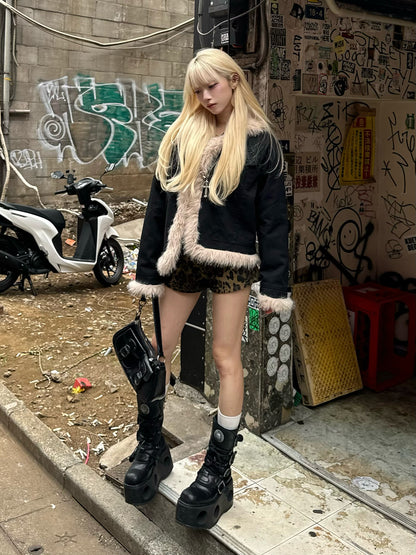 ファータッチミドルデニムジャケット