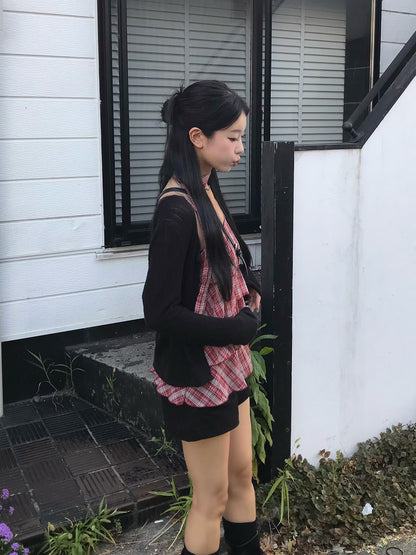 タイセットティアードチェックチュニック