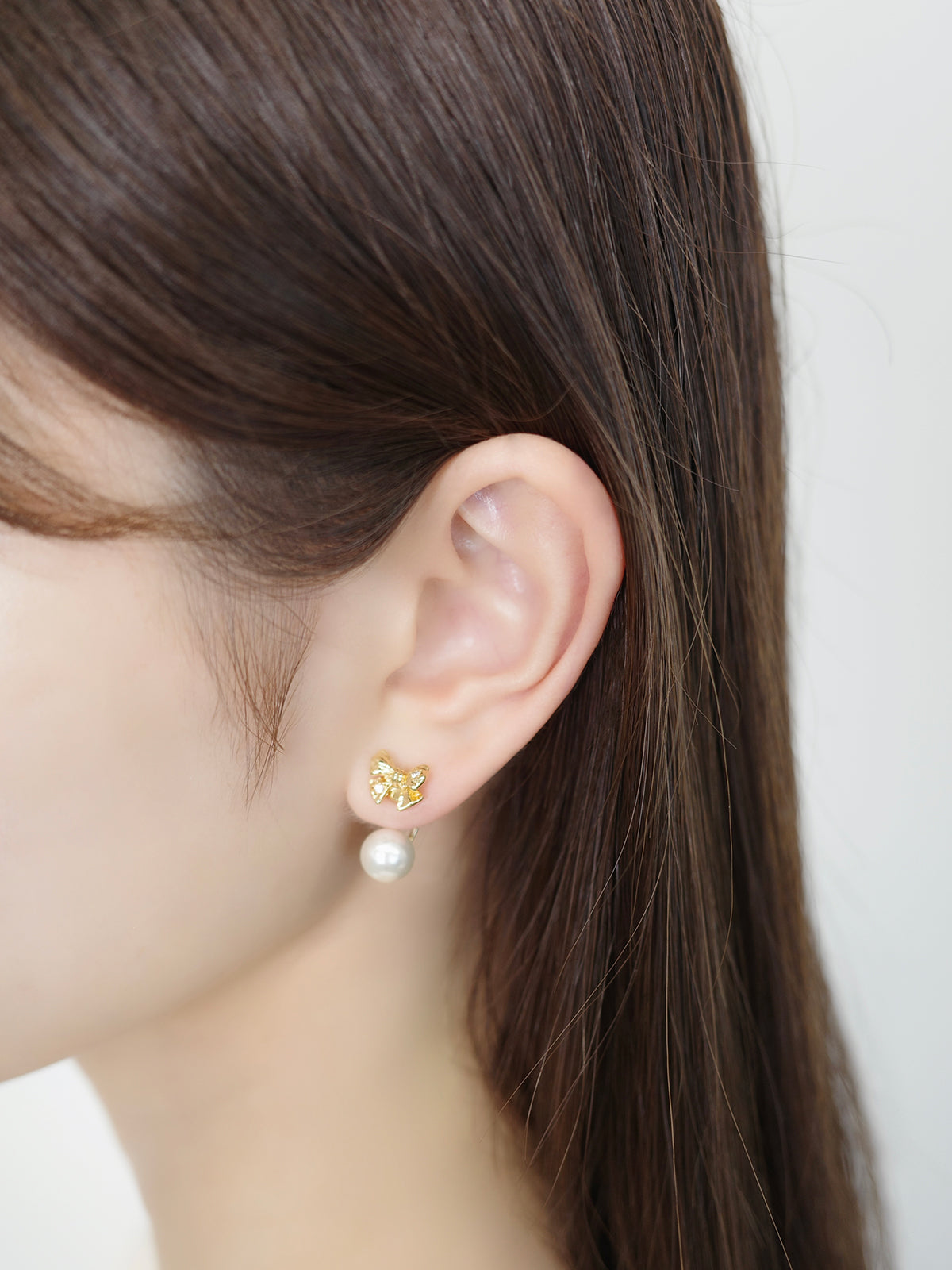 2wayルミエリボンマグネットピアス