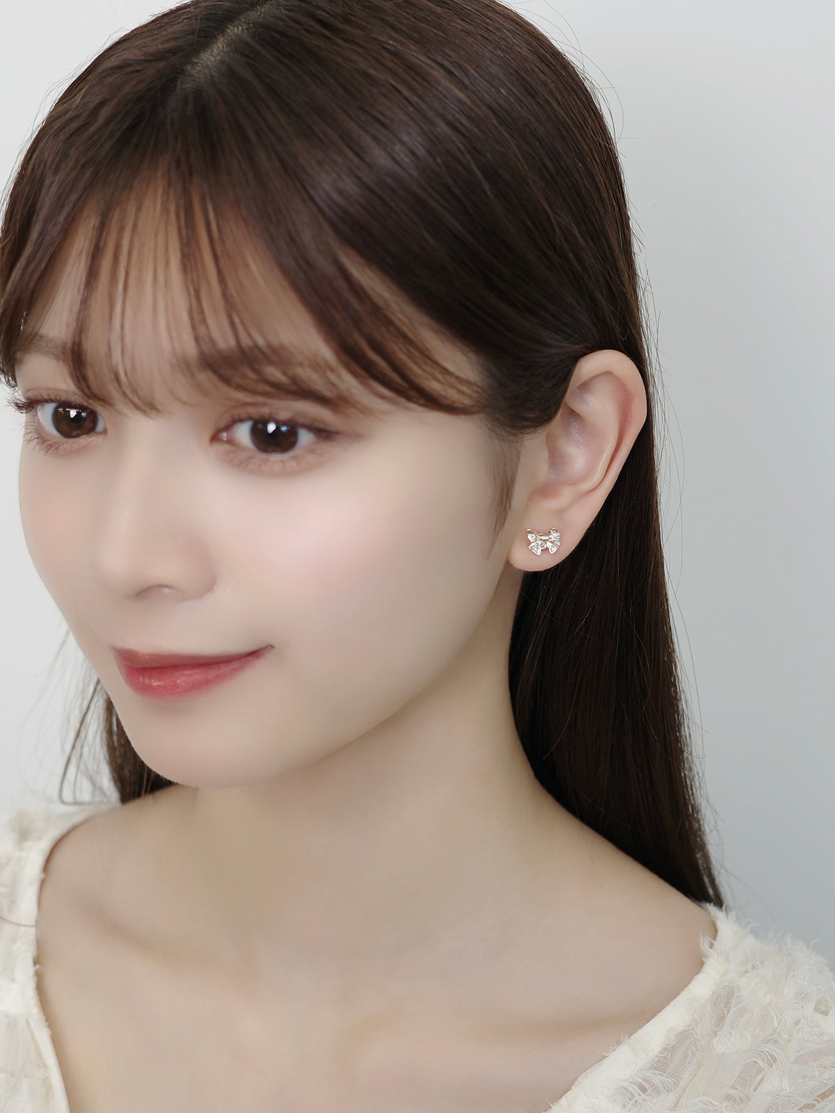 2wayルミエリボンマグネットピアス