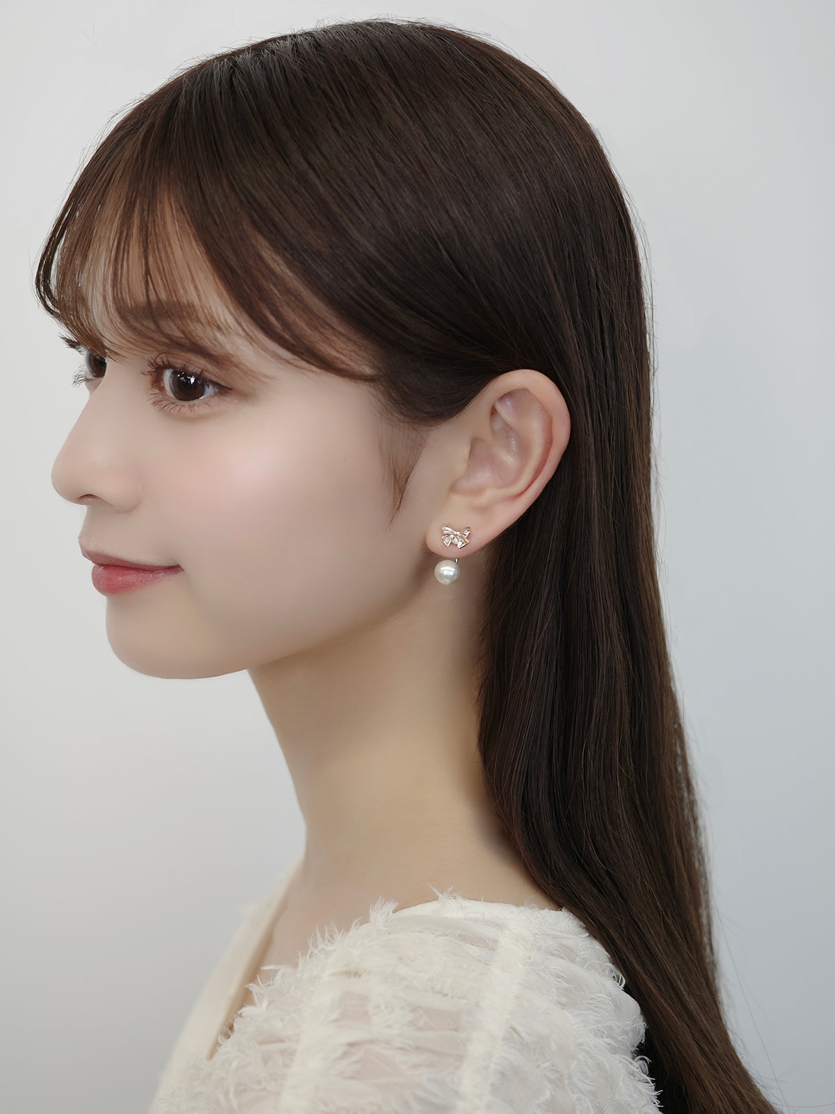 2wayルミエリボンマグネットピアス
