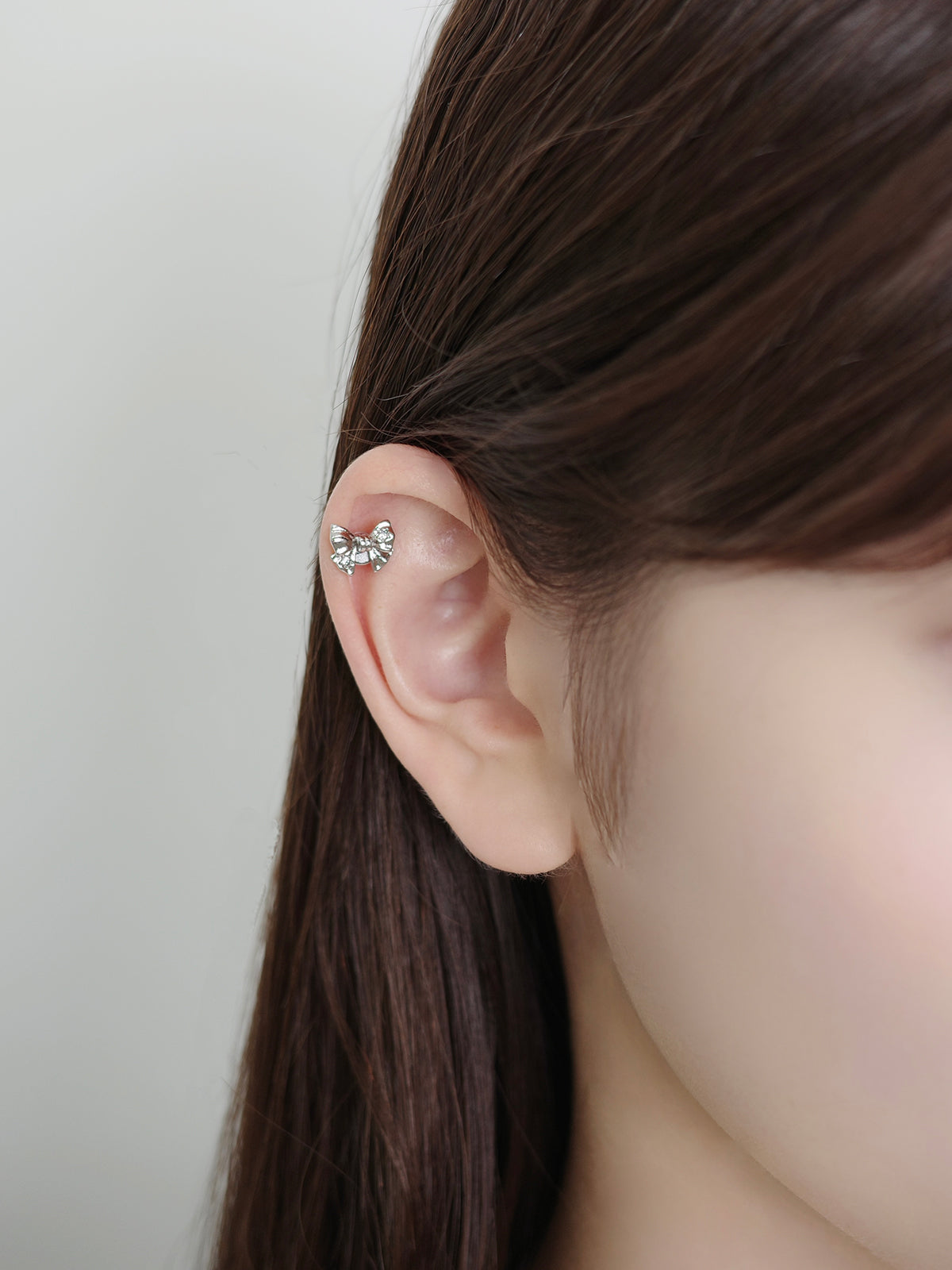 2wayルミエリボンマグネットピアス