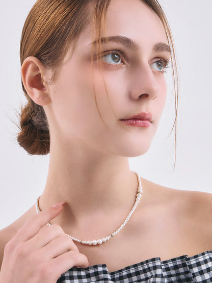 GRADATION PEARL NECKLACE