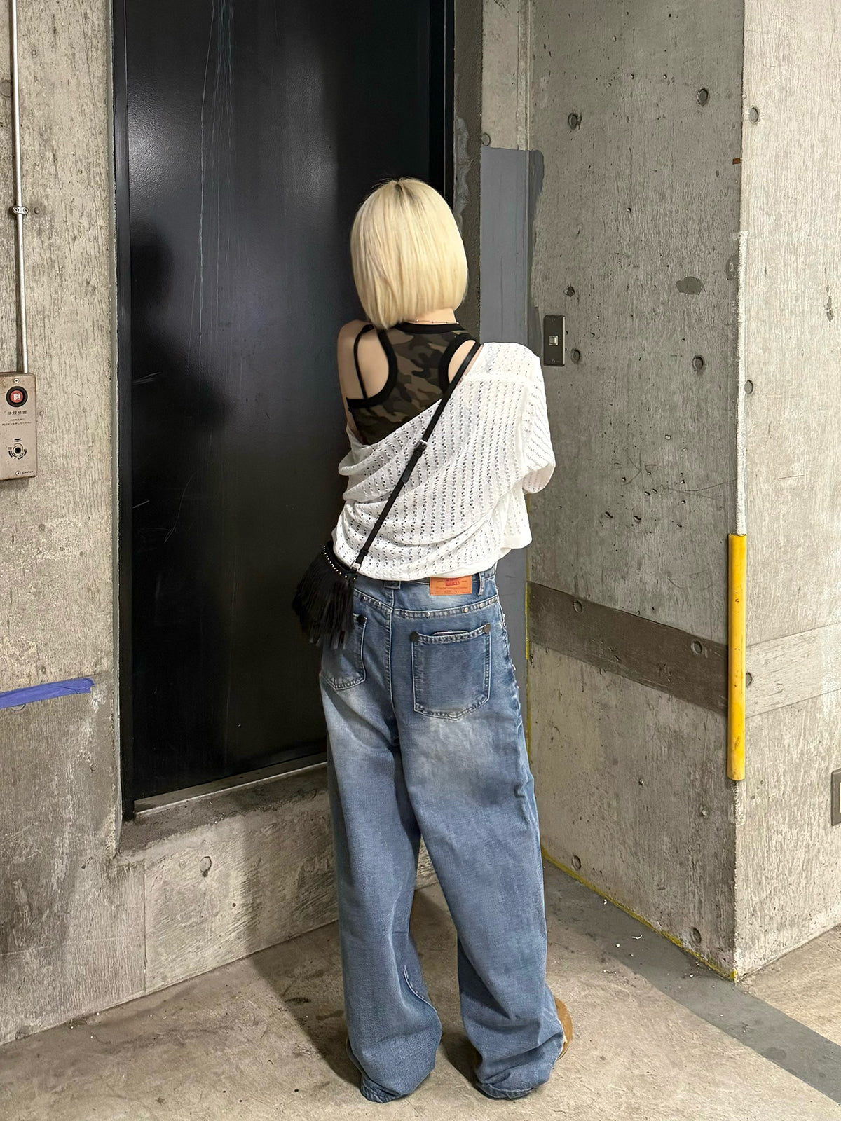 カモフラージュタンクトップ