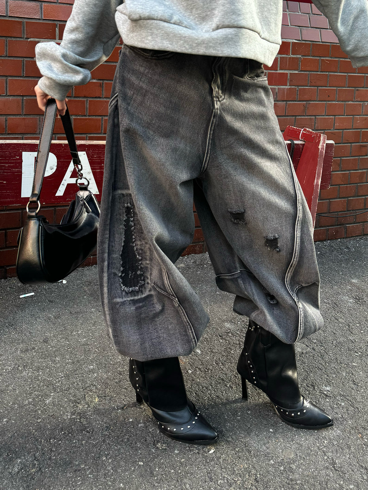 ウエスタンカバーミドルブーツ