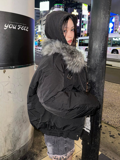 ベルトストラップファータッチカラーブルゾン